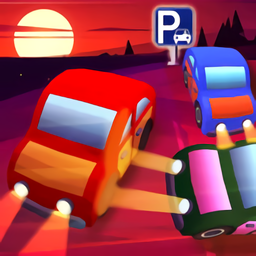 停车场堵车一整天(carpark3d)