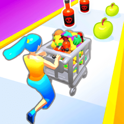 冲刺零元购小游戏(supermarket rush)