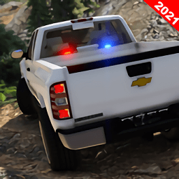 越野警车模拟器游戏(offroad police truck)