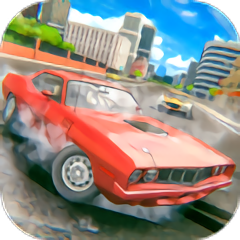街道开车模拟游戏(drive car simulator)